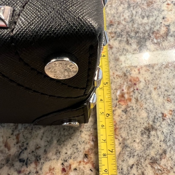 Michael Kors - Black Studded Handbag - Picture 7 of 8